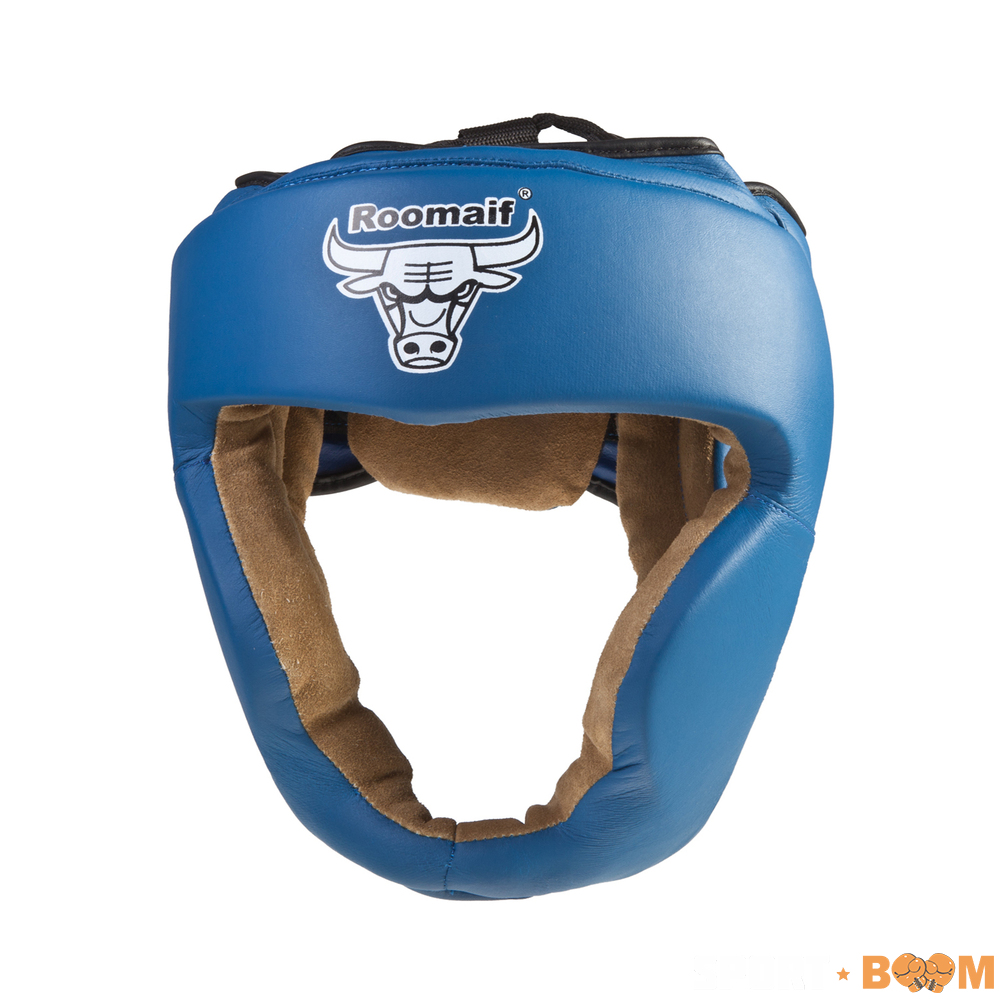 Шлем для бокса синий