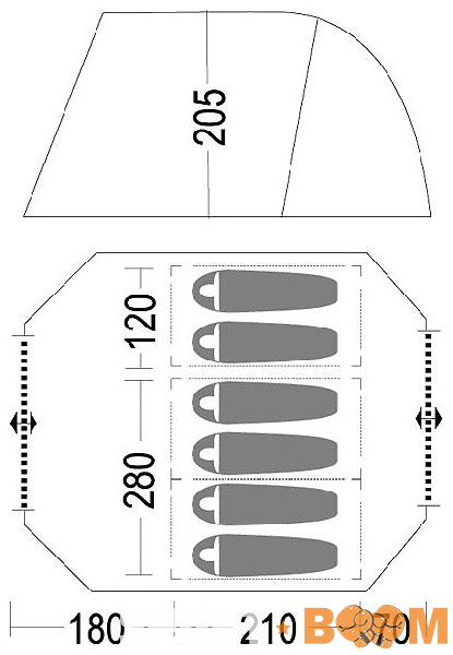 Палатка Viking-6 (Викинг 6)