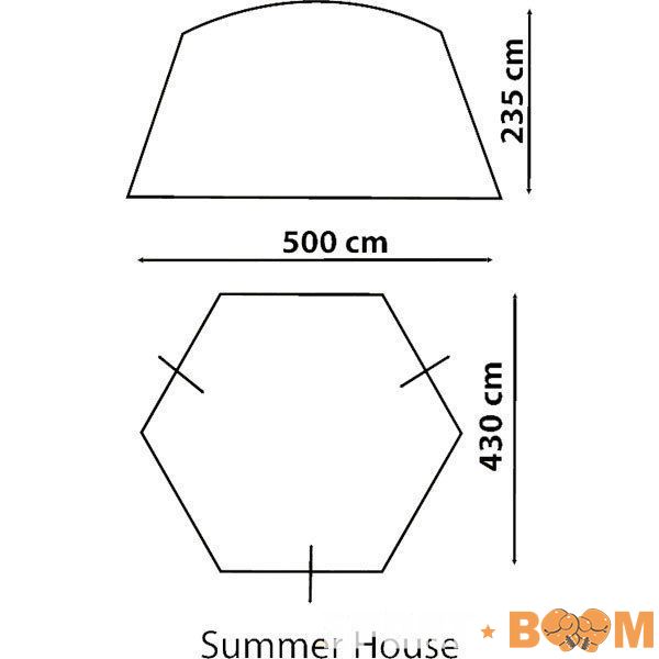 Тент Summer House со стальными стойками Canadian Camper