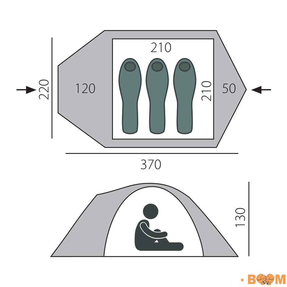 Палатка Challenge 3 BTrace