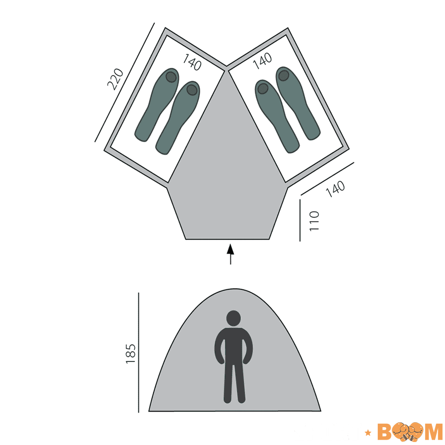 Палатка Double 4 BTrace