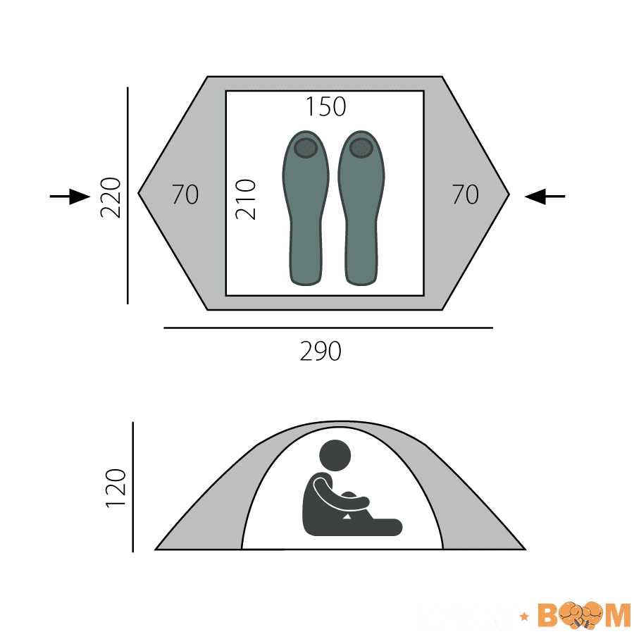 Палатка Point 2+ BTrace