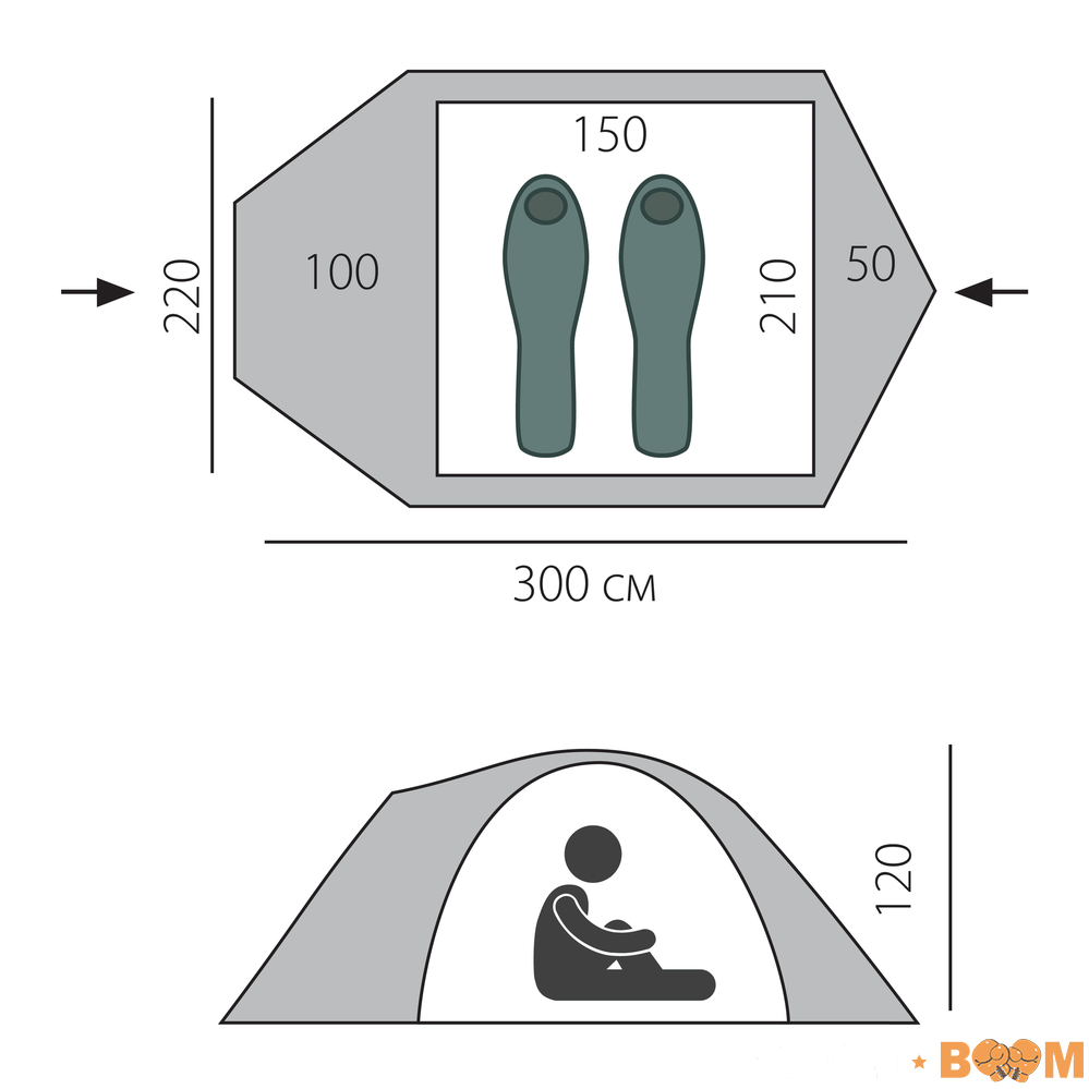 Палатка Shield 2 BTrace