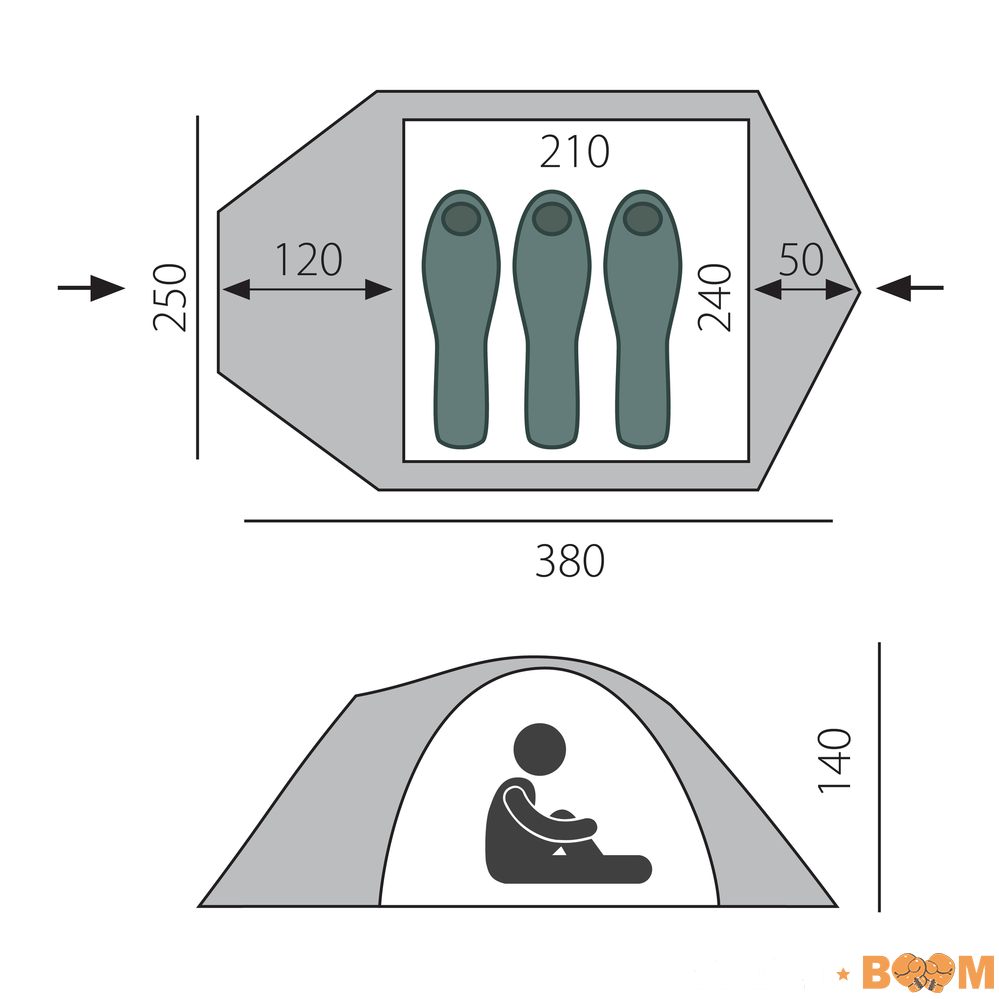 Палатка Shield 4 BTrace