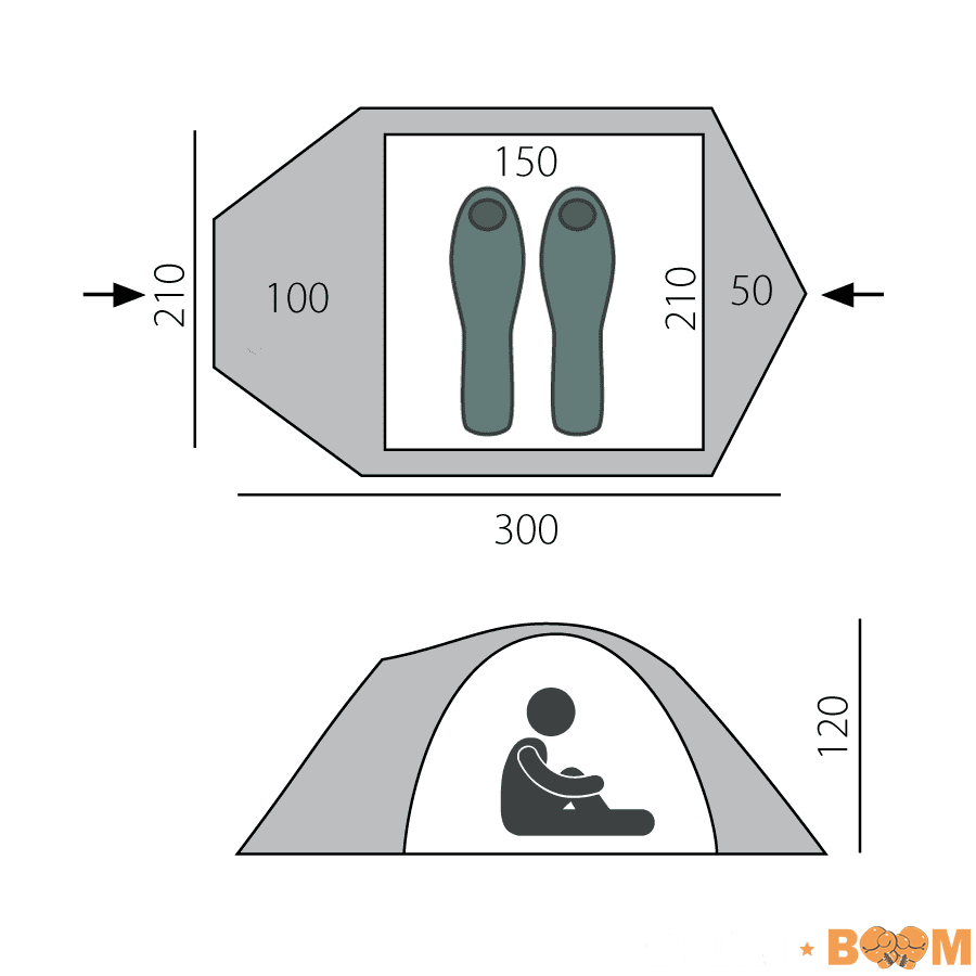 Палатка Talweg 2+ BTrace