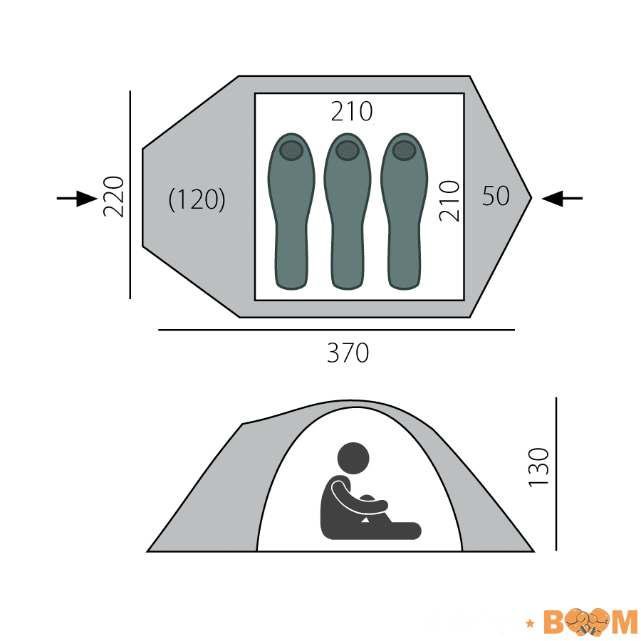 Палатка Talweg 3+ BTrace