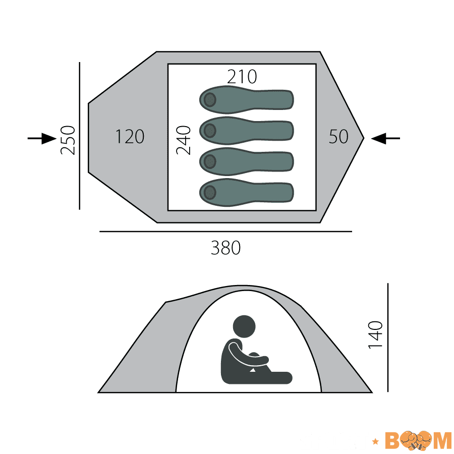 Палатка Talweg 4 BTrace