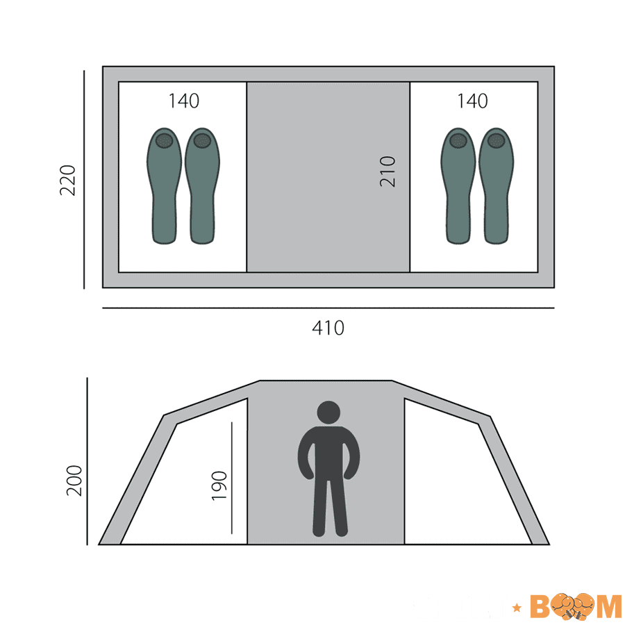 Палатка Tube 4 BTrace