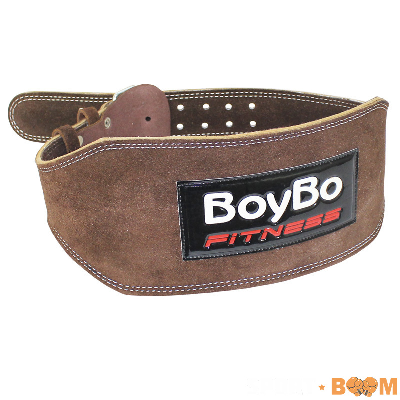 Пояс тяжелоатлетический BoyBo Fitness 15 см. коричневый