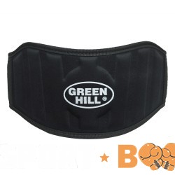 Пояс тяжелоатлетический Green Hill 15 см., черный
