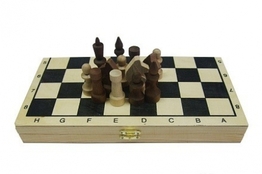 Шахматы деревянные обиходные парафиновые