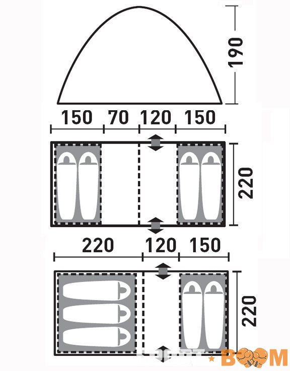 Палатка Ardee-4/5 (Арди 4/5) Greenell