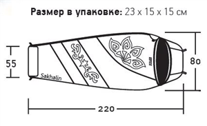 Спальный мешок Nova Tour Сахалин 0 V2