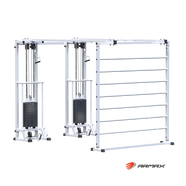 Блочная стойка Биотонус-2 + шведская стенка (стек 2х75 кг.) 2200