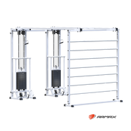 Блочная стойка Биотонус-2 + шведская стенка (стек 2х75 кг.) 2200