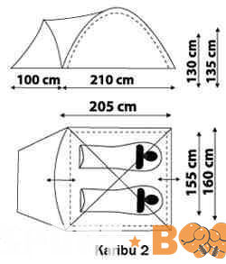 Палатка Karibu 2 (Карибу 2) Canadian Camper