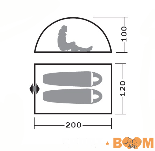 Палатка Moby 2 v.2 (Моби 2 v.2) Greenell